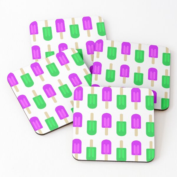 Item preview, Popsicle Pattern- Green and Purple designed and sold by Emma Sangorska.