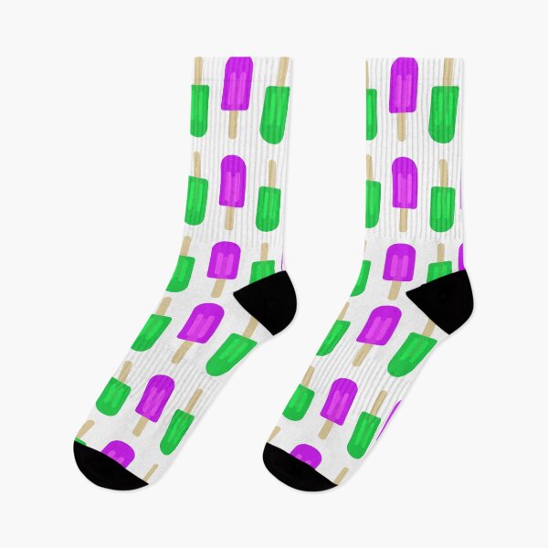 Item preview, Popsicle Pattern- Green and Purple designed and sold by Emma Sangorska.