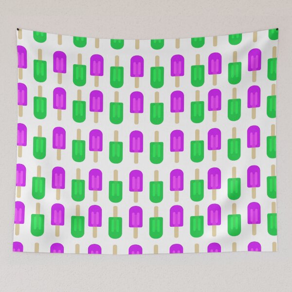 Item preview, Popsicle Pattern- Green and Purple designed and sold by Emma Sangorska.