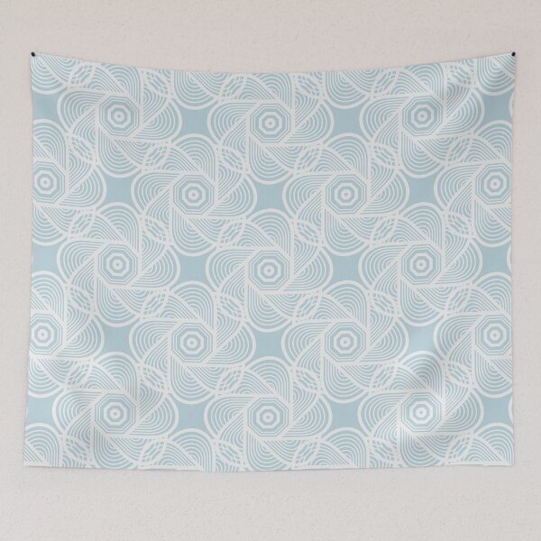 Item preview, Spiral Artwork - Pastel Blue & Slate Decor Accents designed and sold by Nimira.