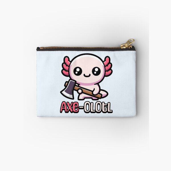 Item preview, Axe-olotl! Cute Axolotl Pun designed and sold by PMCreative.