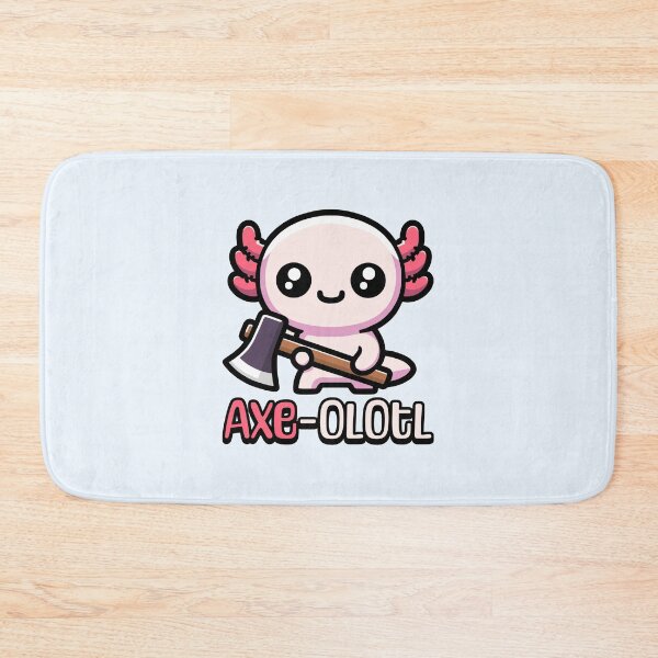 Item preview, Axe-olotl! Cute Axolotl Pun designed and sold by PMCreative.