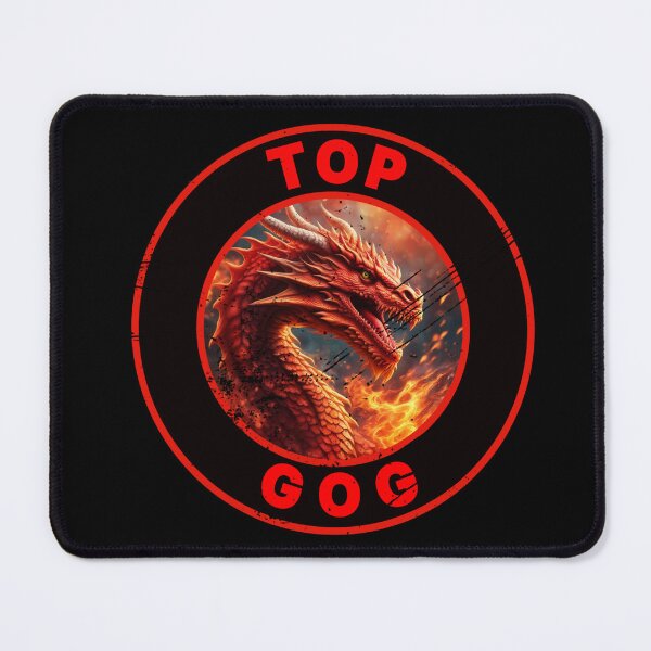 Item preview, FIERY TOP GOG BLACK RED DISTRESSED designed and sold by Marni Scofidio Desi9ns.