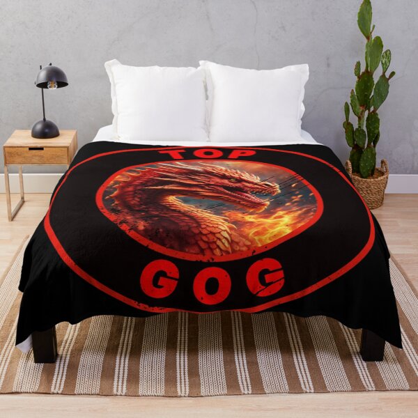 Artikelvorschau, FIERY TOP GOG SCHWARZ ROT DISTRESSED entworfen und verkauft von Marni Scofidio Desi9ns.