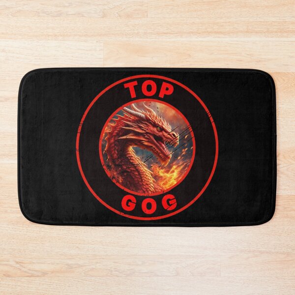 Item preview, FIERY TOP GOG BLACK RED DISTRESSED designed and sold by Marni Scofidio Desi9ns.