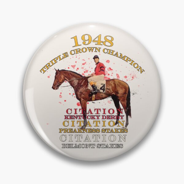 Item preview, 1948 Triple Crown Champion Citation horse racing design designed and sold by Ginny Luttrell.