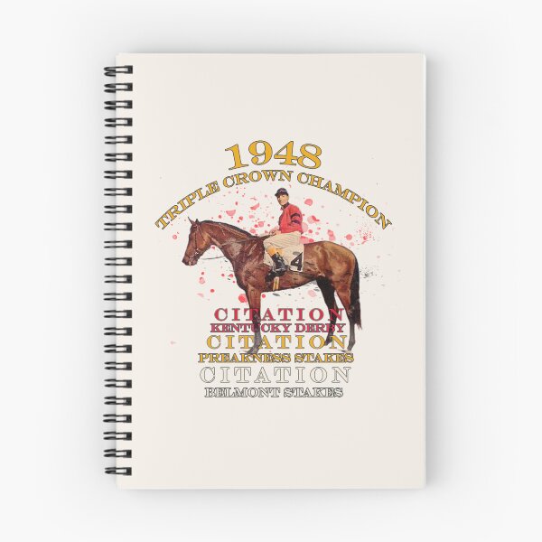 Item preview, 1948 Triple Crown Champion Citation horse racing design designed and sold by Ginny Luttrell.