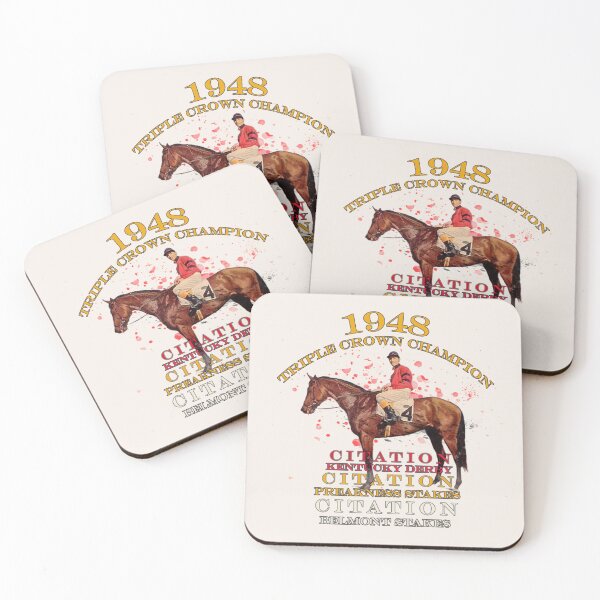Item preview, 1948 Triple Crown Champion Citation horse racing design designed and sold by Ginny Luttrell.