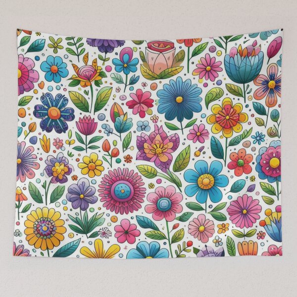 Item preview, Flower Painting Adventure for Kids - Blooming Creativity designed and sold by asbno19.