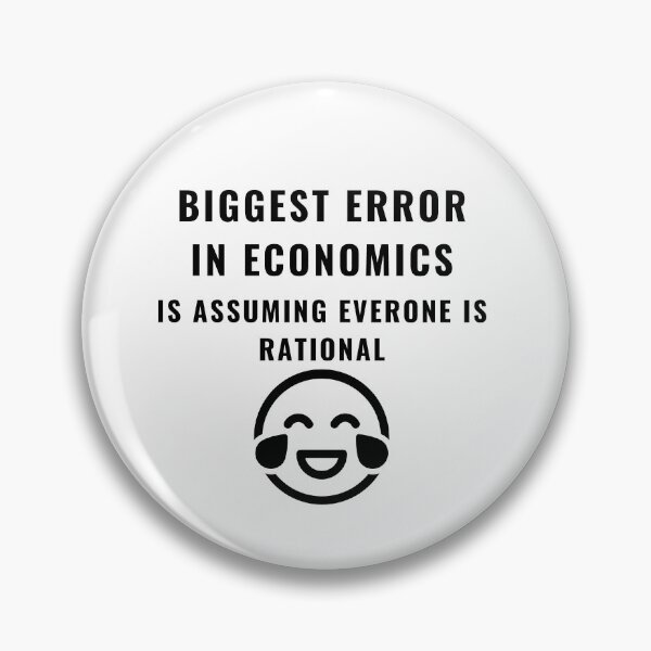 Item preview, Everyone's not rational - Quirky Economics Design - Perfect Gift for Economists & Finance Students! Explore Your Favorites! designed and sold by EconDaily.