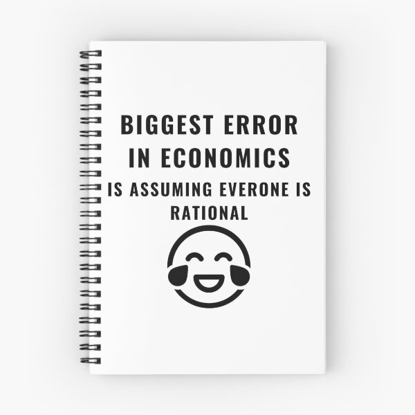 Item preview, Everyone's not rational - Quirky Economics Design - Perfect Gift for Economists & Finance Students! Explore Your Favorites! designed and sold by EconDaily.