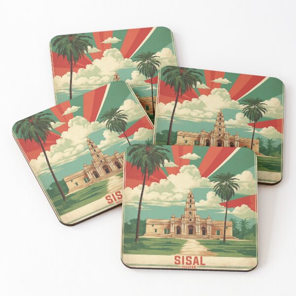 Item preview, Sisal Yucatan Mexico Vintage Travel Tourism designed and sold by TravelersGems.