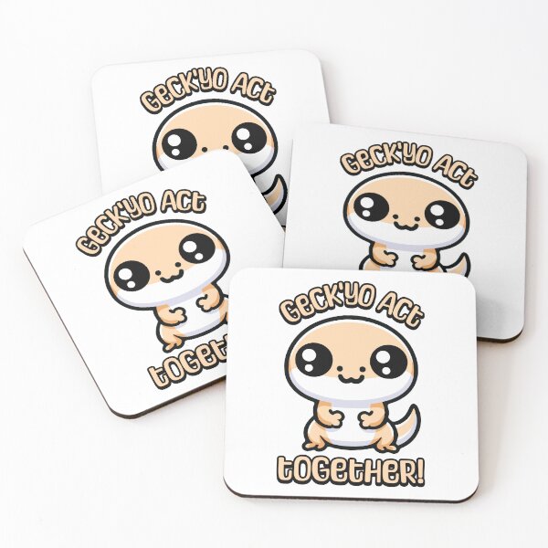 Item preview, Geck-Yo Act Together! Cute Gecko Pun designed and sold by PMCreative.