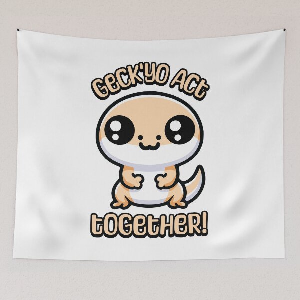 Item preview, Geck-Yo Act Together! Cute Gecko Pun designed and sold by PMCreative.