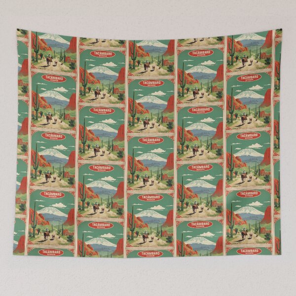 Item preview, Tacambaro Michoacan Mexico Vintage Travel Tourism designed and sold by TravelersGems.