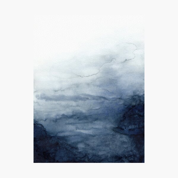 Item preview, Indigo Abstract Painting | No.2 designed and sold by Kris  Kivu.