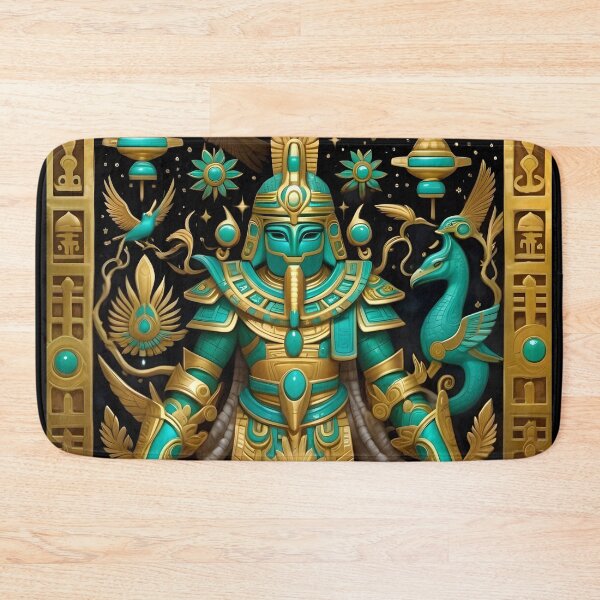Item preview, Turquoise Gods - God No.3 designed and sold by Serge Averbukh Art Studio.