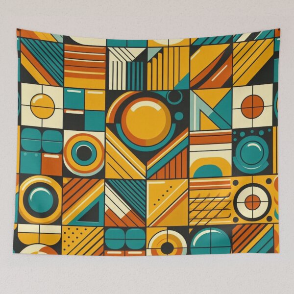 Item preview, Retro colorful pattern designed and sold by Attila8510.