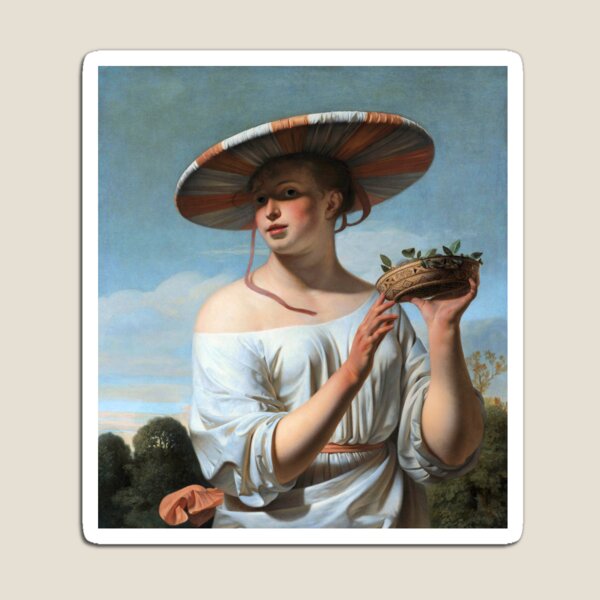 Aperçu de l'œuvre Femme au grand chapeau | César van Everdingen créée et vendue par LaMadeleine.