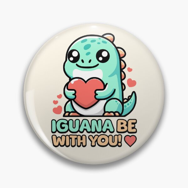 Item preview, Iguana Be With You! Cute Lizard Pun designed and sold by PMCreative.
