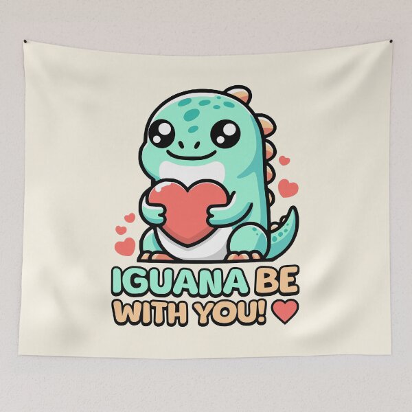 Item preview, Iguana Be With You! Cute Lizard Pun designed and sold by PMCreative.