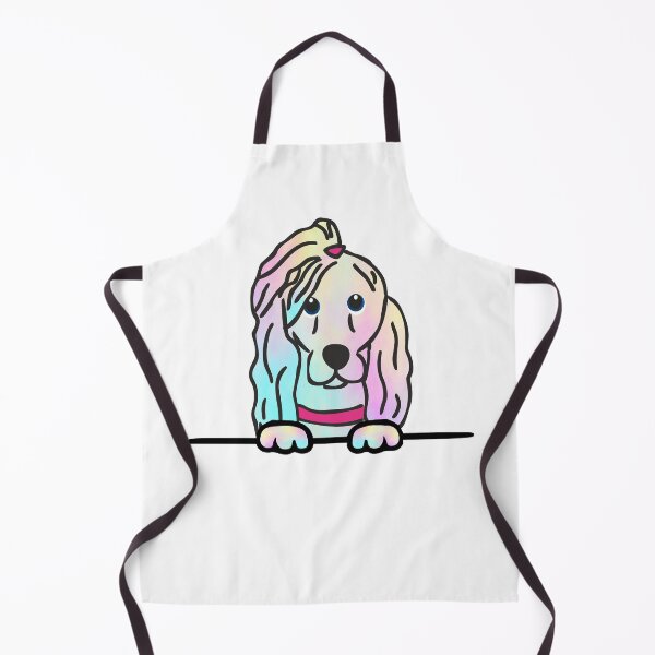 Item preview, Tie Dye Dog With Pony Tail designed and sold by m2inspiration.