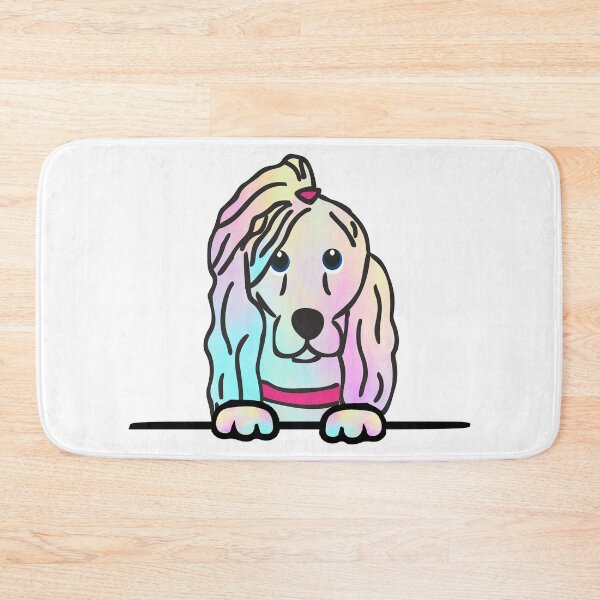 Item preview, Tie Dye Dog With Pony Tail designed and sold by m2inspiration.