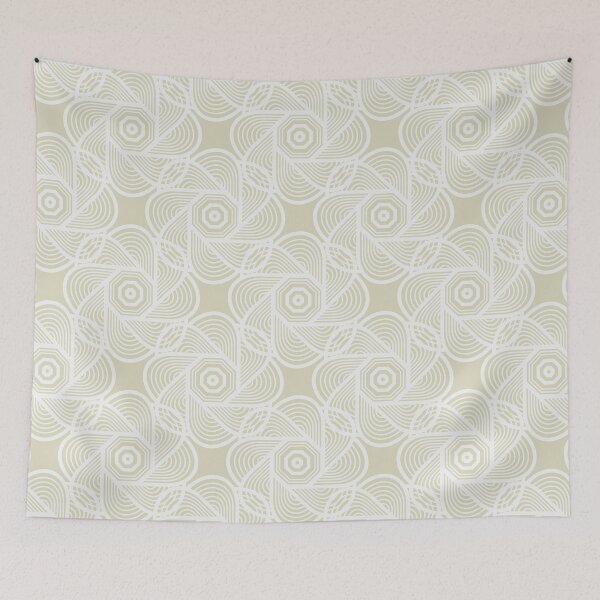 Item preview, Organic Spiral Pattern - Timeless Sage Elegance Artwork designed and sold by Nimira.