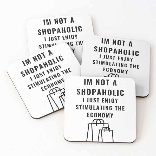Item preview, Shopaholic - Quirky Economics Design - Perfect Gift for Economists & Finance Students! Explore Your Favorites! designed and sold by EconDaily.