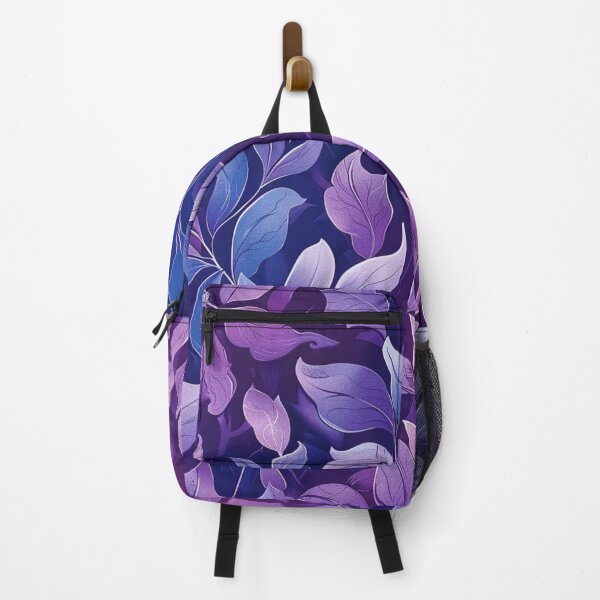 Item preview, "Purple Majesty: Digital Leaf Elegance" designed and sold by Urban Charm.
