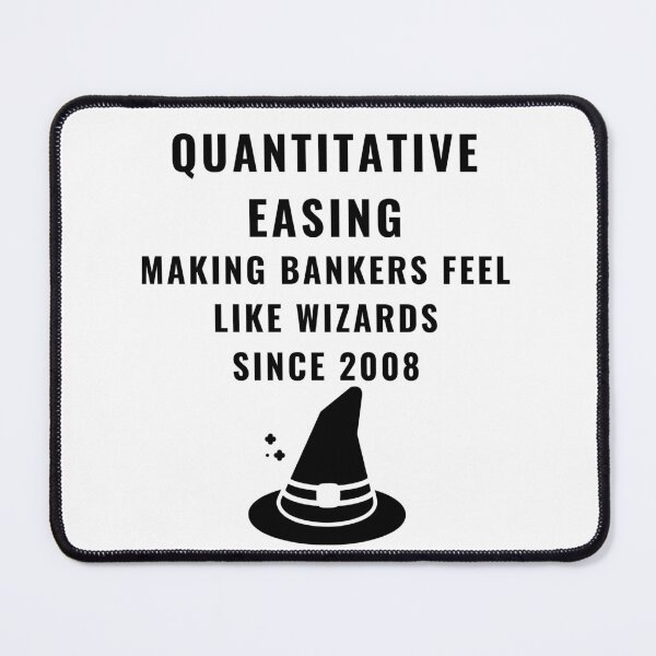 Item preview, Quantitative Easing Wizard - Quirky Economics Design - Perfect Gift for Economists & Finance Students! Explore Your Favorites! designed and sold by EconDaily.