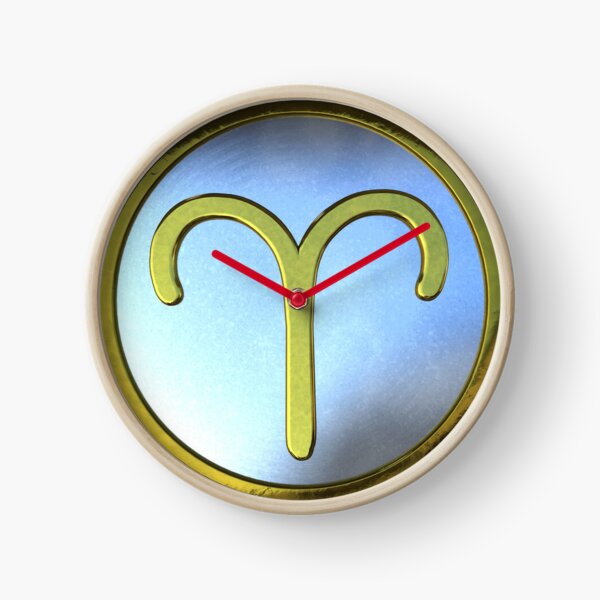 Aries Glyph Clock