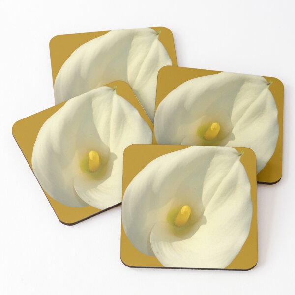 Aperçu de l'œuvre Lys Calla blanc crème découpé créée et vendue par taiche.