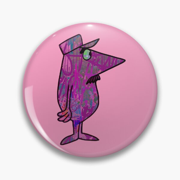 Item preview, Vintage Pink Man Graffiti designed and sold by blackink-design.