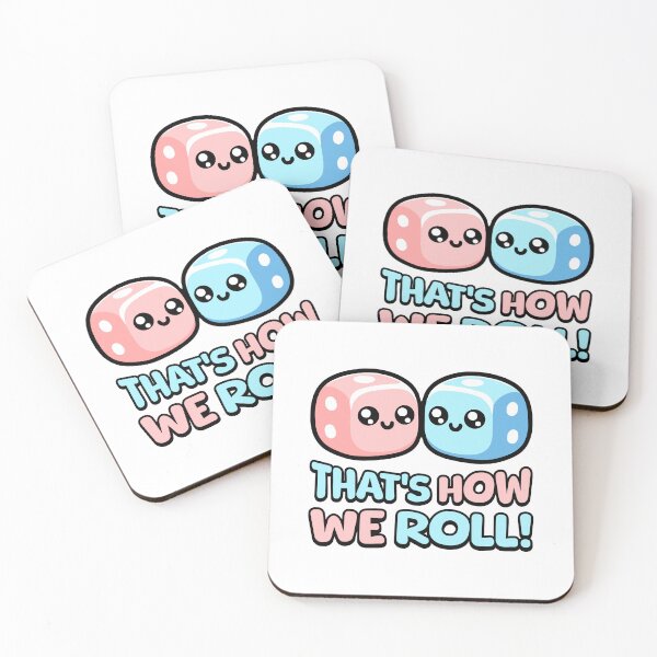 Item preview, That's How We Roll! Cute Die Pun designed and sold by PMCreative.