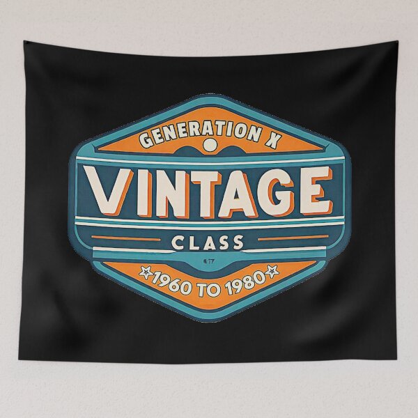 Item preview, Generation X Vintage Class 1960 to 1980. designed and sold by Giulivo Store Graphic.