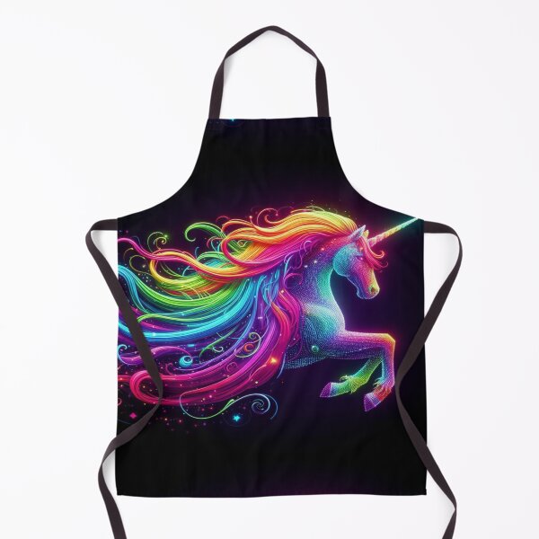 Item preview, Rainbow Glowing neon unicorn designed and sold by Dominika Farkašová.