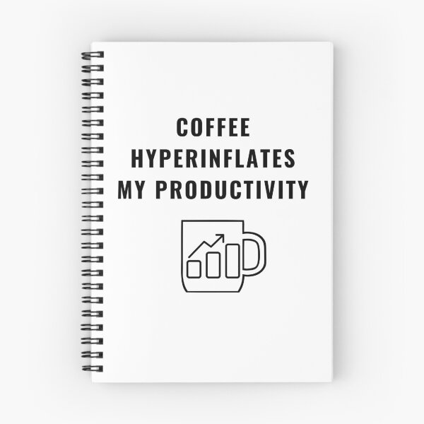 Item preview, Coffee Hyperinflates Productivity - Quirky Economics Design - Perfect Gift for Economists & Finance Students! Explore Your Favorites! designed and sold by EconDaily.