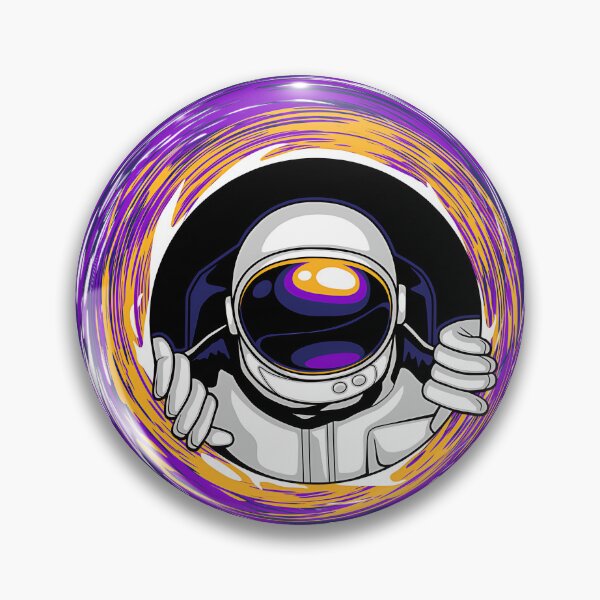 Item preview, magnifying glass and eye with say hello from  deep space  designed and sold by zambalala.