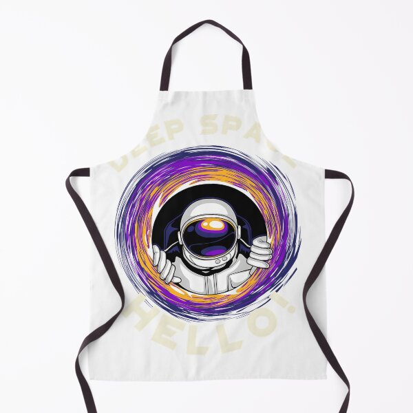 Item preview, magnifying glass and eye with say hello from deep space designed and sold by zambalala.