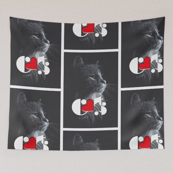 Item preview, Russell Goddard's Drawing of cute cat designed and sold by Russellann.
