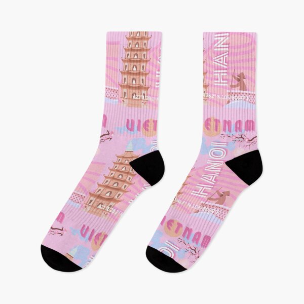 Item preview, Vietnam Travel Art, Pink designed and sold by Magic Love Art Print.