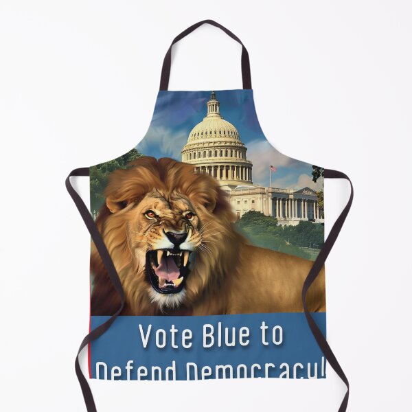 Item preview, Roaring Lion Defends Democracy designed and sold by sylviatx.