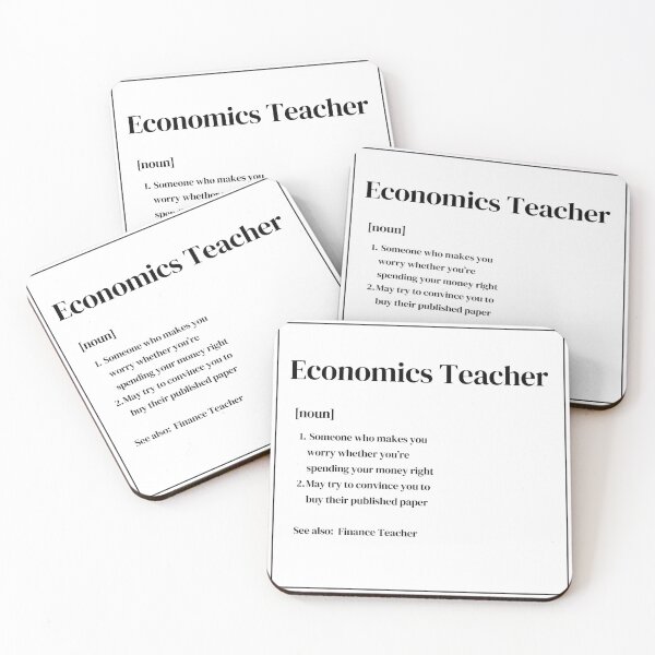 Item preview, Definition of an Economics Teacher - Quirky Economics Design - Perfect Gift for Economists & Finance Students! Explore Your Favorites! designed and sold by EconDaily.