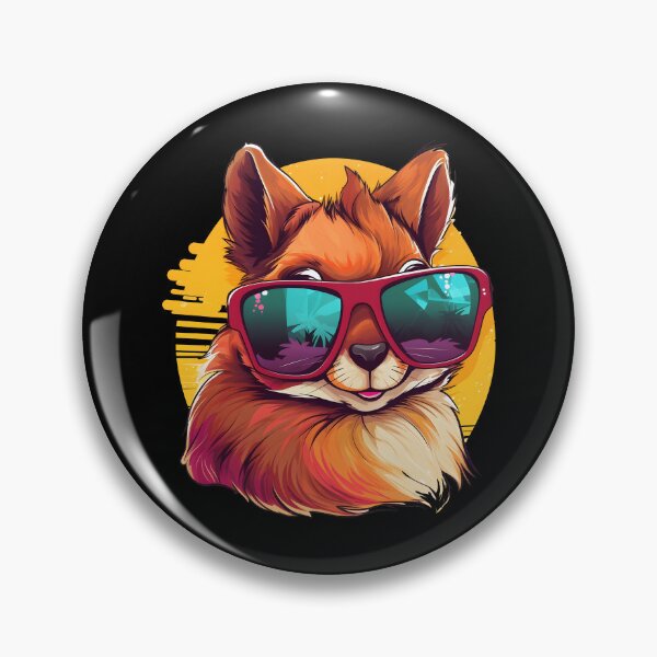 Artikelvorschau, Summer Vacation Kawaii Cute Cool Squirrel With Shades entworfen und verkauft von Leonardo Palumbo.