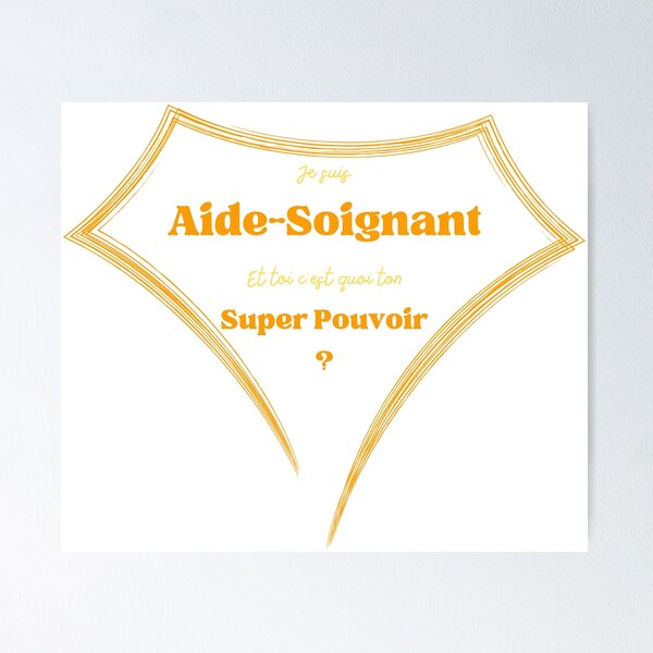 Aperçu de l'œuvre Super pouvoir aide-soignante créée et vendue par Little-Victory.