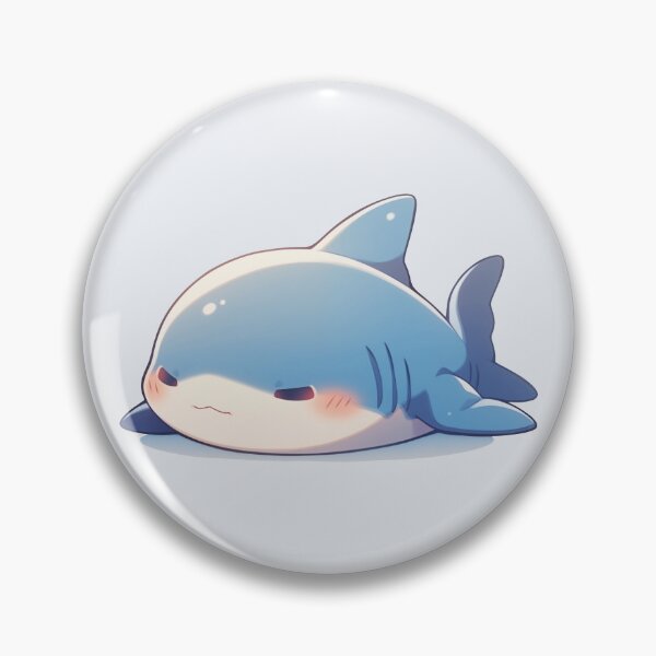Artikelvorschau, Niedlicher schlafender Kawaii-Blauhai entworfen und verkauft von CozyKawaiiArt.