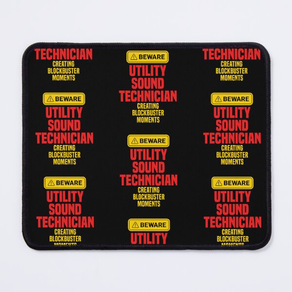 Item preview, Utility Sound Technician Creating Blockbuster Moments designed and sold by NermilioDesigns.