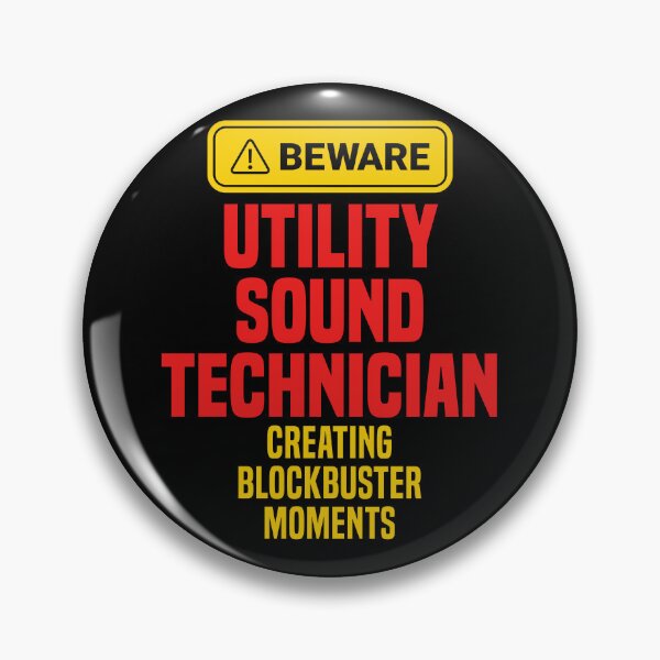 Item preview, Utility Sound Technician Creating Blockbuster Moments designed and sold by NermilioDesigns.