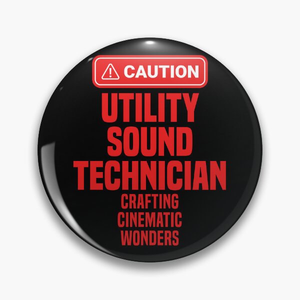 Item preview, Utility Sound Technician Crafting Cinematic Wonders designed and sold by NermilioDesigns.